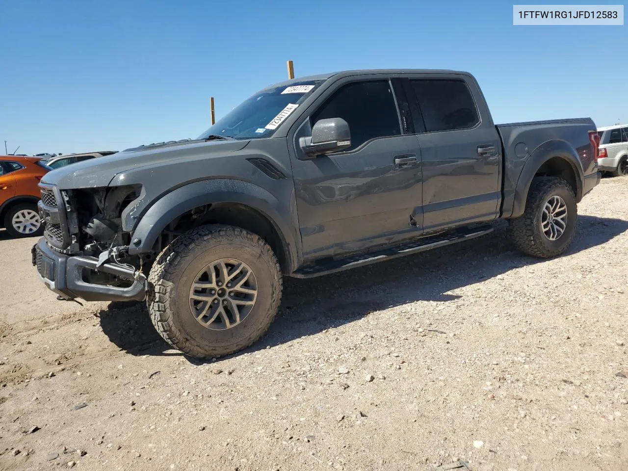 2018 Ford F150 Raptor VIN: 1FTFW1RG1JFD12583 Lot: 72347774