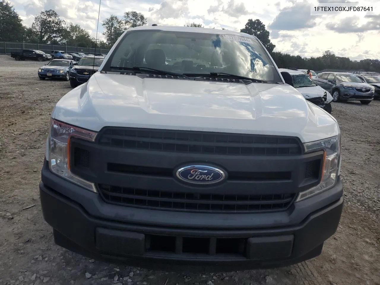 2018 Ford F150 Super Cab VIN: 1FTEX1CGXJFD87641 Lot: 72359944