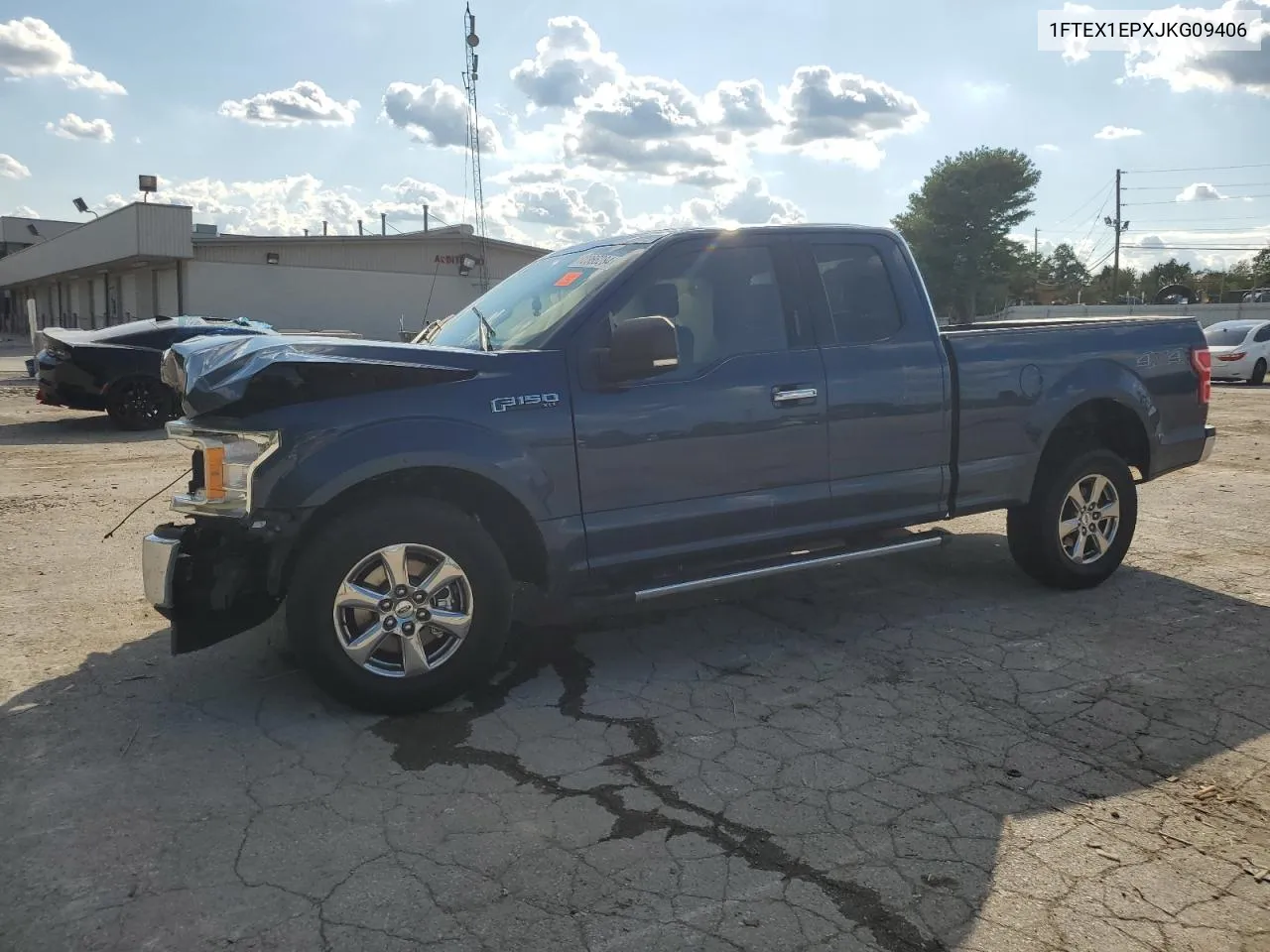 2018 Ford F150 Super Cab VIN: 1FTEX1EPXJKG09406 Lot: 72366284