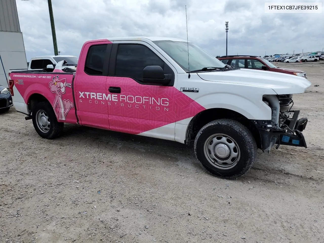 2018 Ford F150 Super Cab VIN: 1FTEX1CB7JFE39215 Lot: 72521374