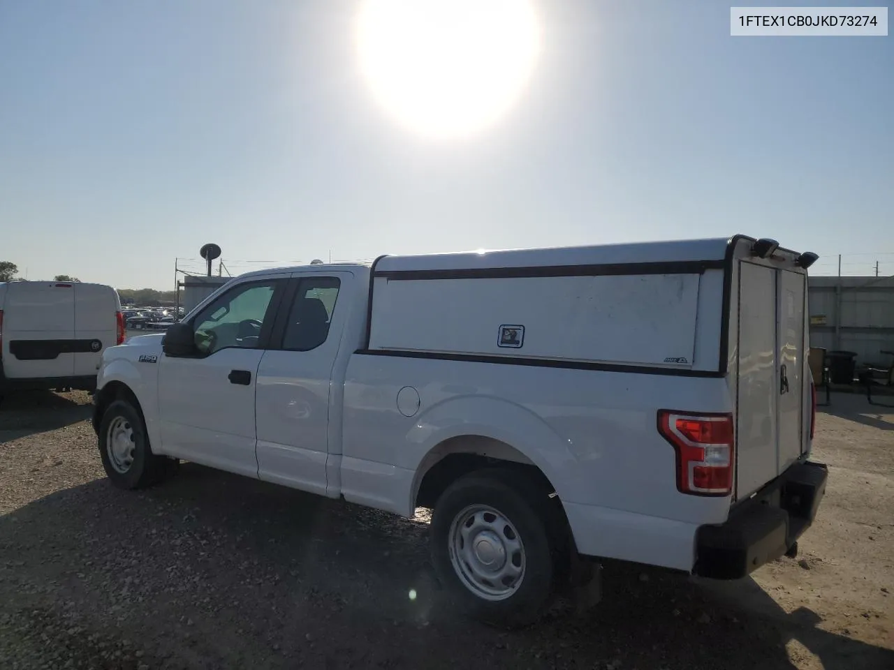 2018 Ford F150 Super Cab VIN: 1FTEX1CB0JKD73274 Lot: 72546954