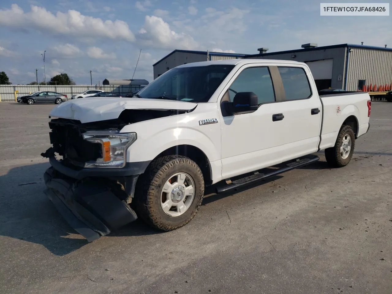 2018 Ford F150 Supercrew VIN: 1FTEW1CG7JFA68426 Lot: 72586074