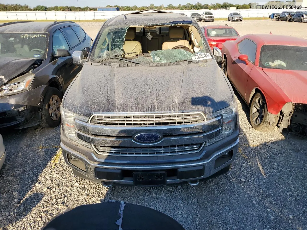 1FTEW1EG6JFE58463 2018 Ford F150 Supercrew