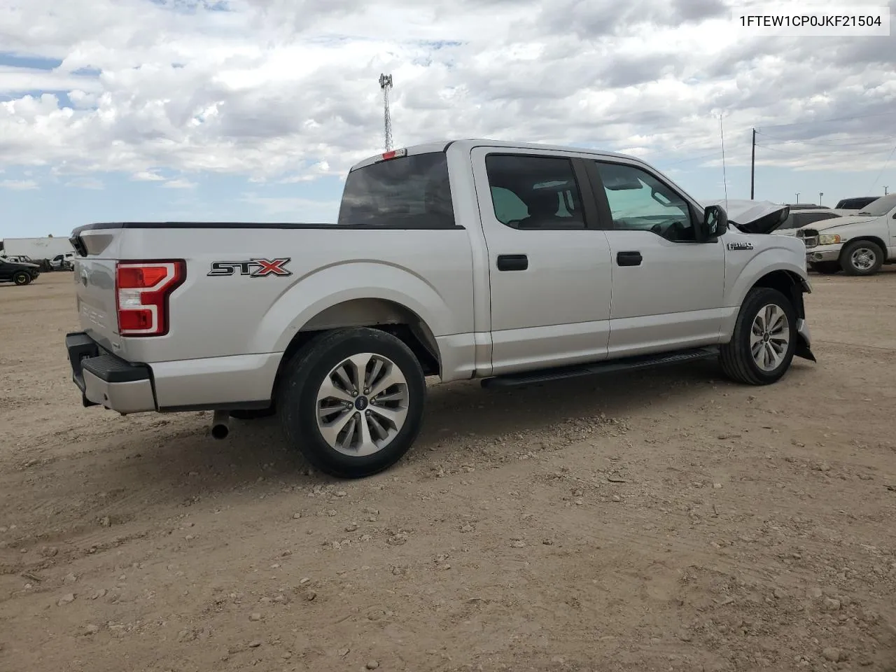 2018 Ford F150 Supercrew VIN: 1FTEW1CP0JKF21504 Lot: 72653824