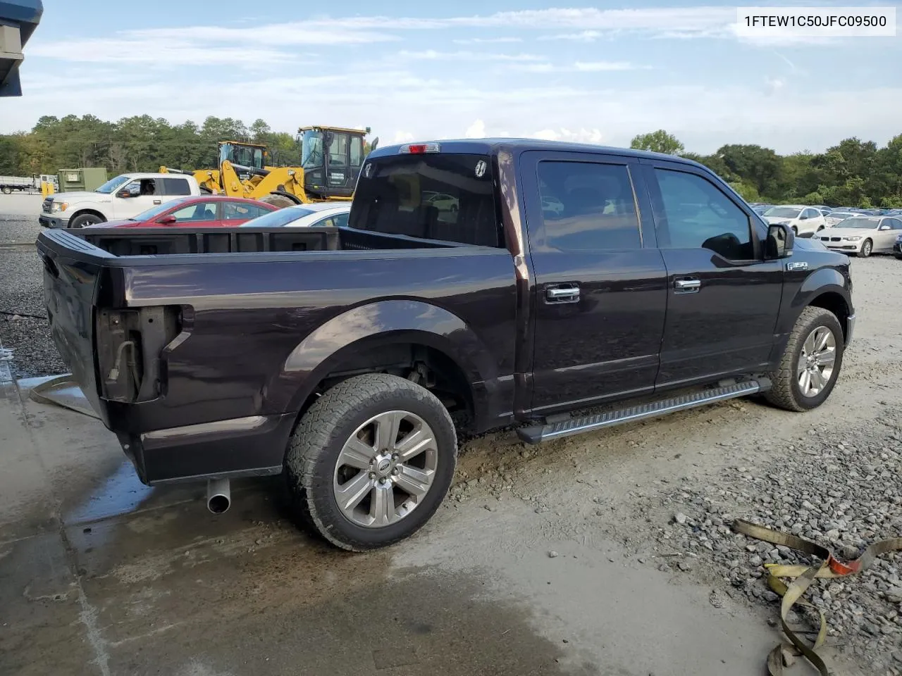 2018 Ford F150 Supercrew VIN: 1FTEW1C50JFC09500 Lot: 72718354