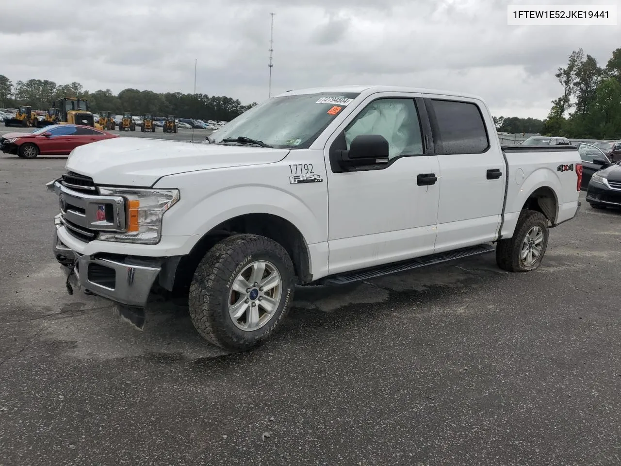 2018 Ford F150 Supercrew VIN: 1FTEW1E52JKE19441 Lot: 72794504