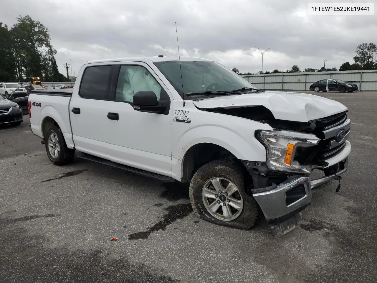 2018 Ford F150 Supercrew VIN: 1FTEW1E52JKE19441 Lot: 72794504