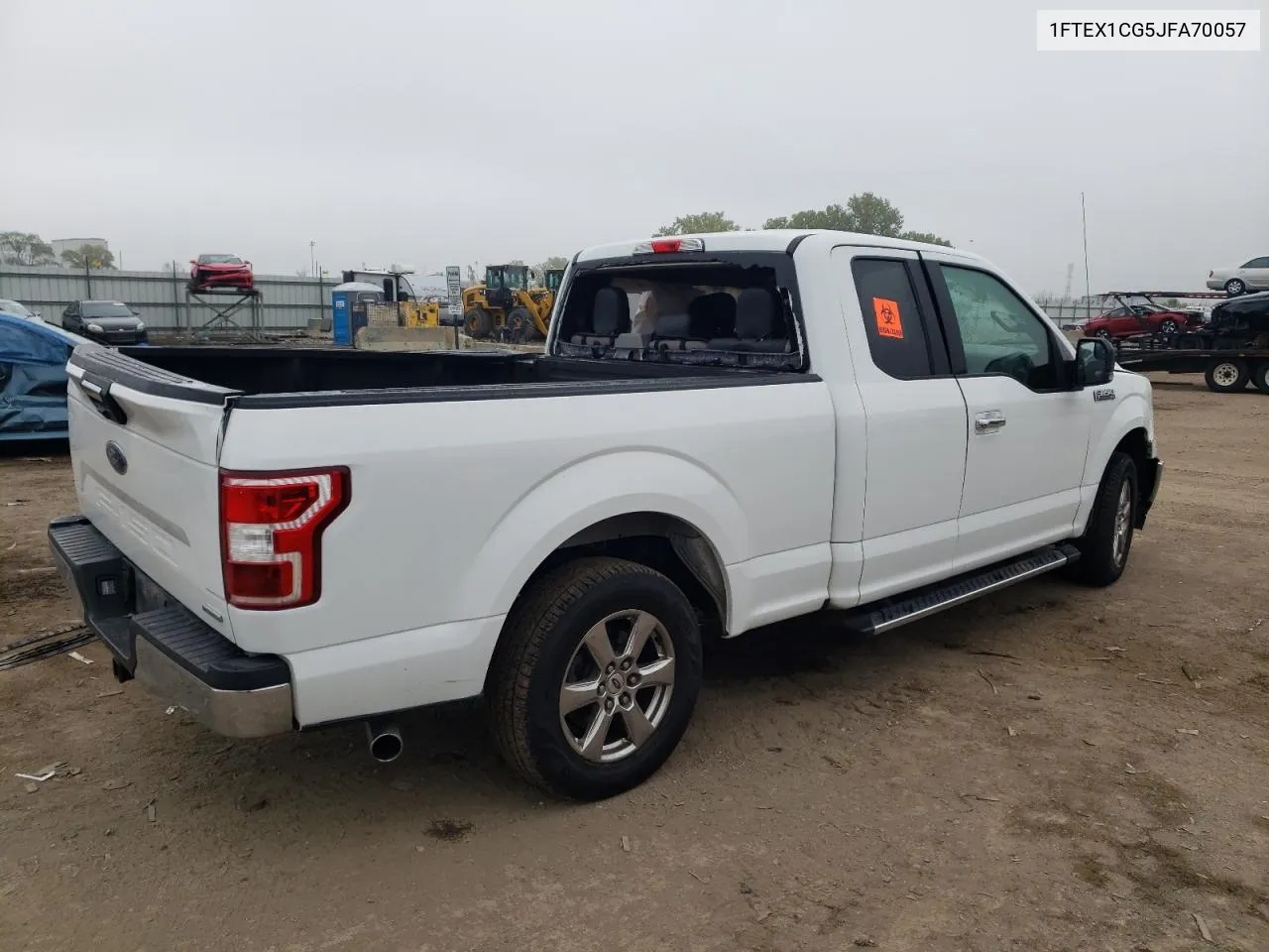 2018 Ford F150 Super Cab VIN: 1FTEX1CG5JFA70057 Lot: 72804724