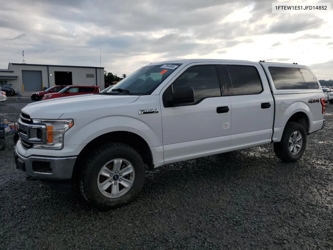 2018 Ford F150 Supercrew VIN: 1FTEW1E51JFD14852 Lot: 72840684