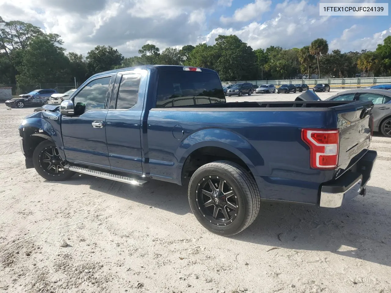 2018 Ford F150 Super Cab VIN: 1FTEX1CP0JFC24139 Lot: 72887854