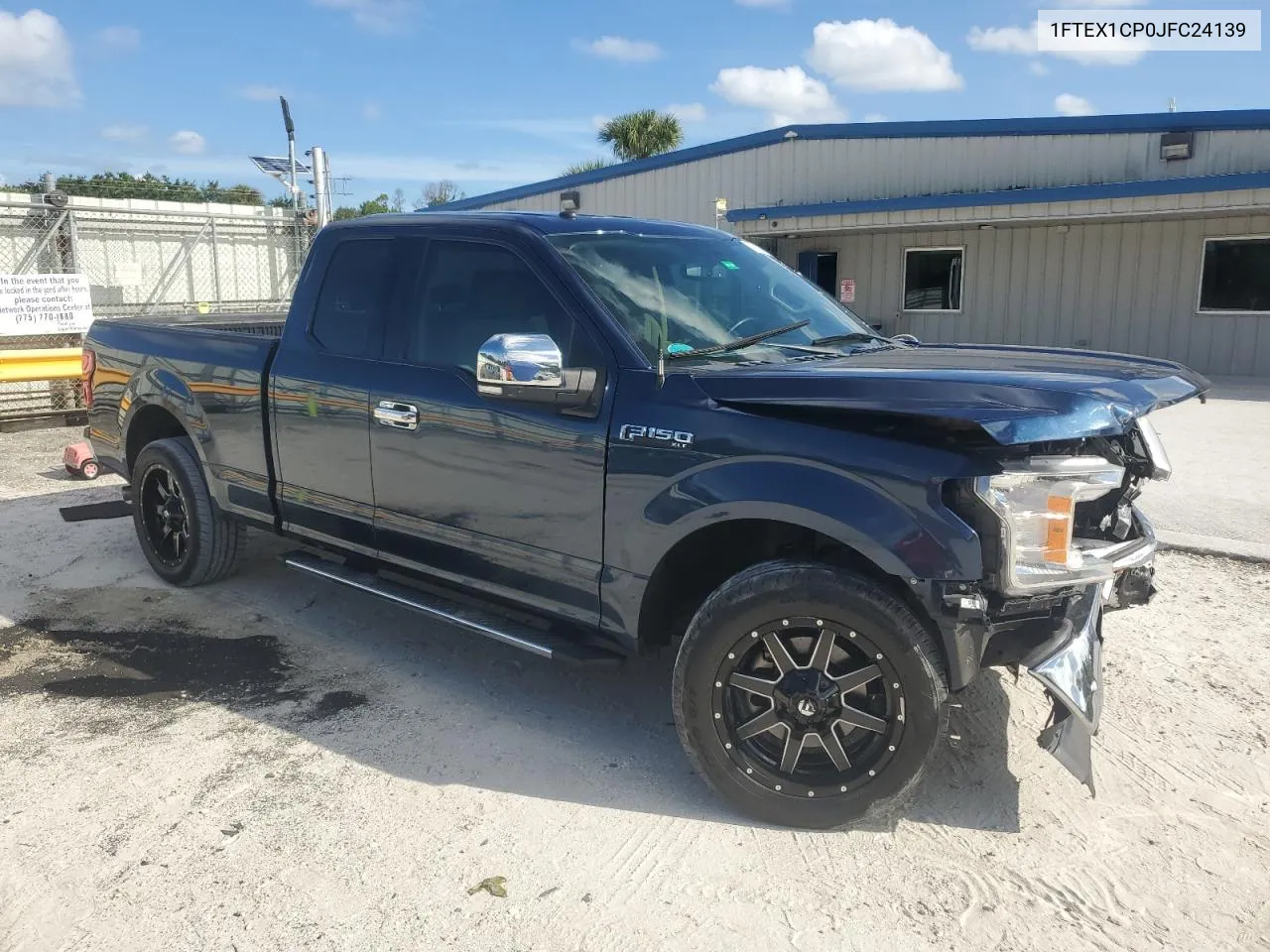 2018 Ford F150 Super Cab VIN: 1FTEX1CP0JFC24139 Lot: 72887854