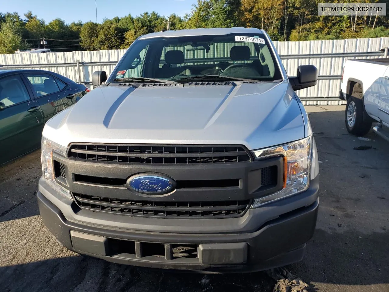 2018 Ford F150 VIN: 1FTMF1CP9JKD28487 Lot: 72974074