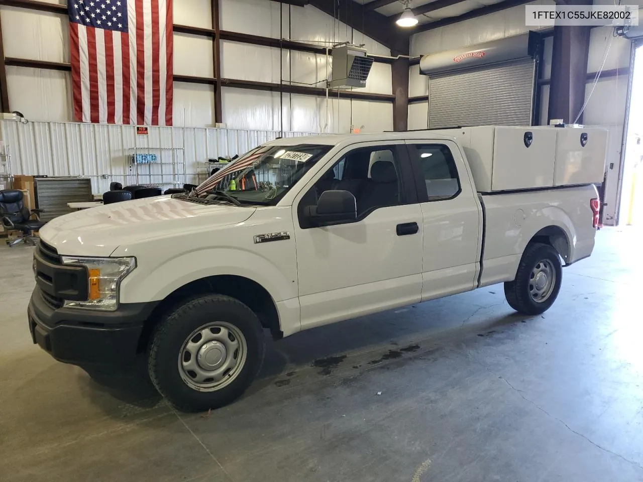 2018 Ford F150 Super Cab VIN: 1FTEX1C55JKE82002 Lot: 72977234