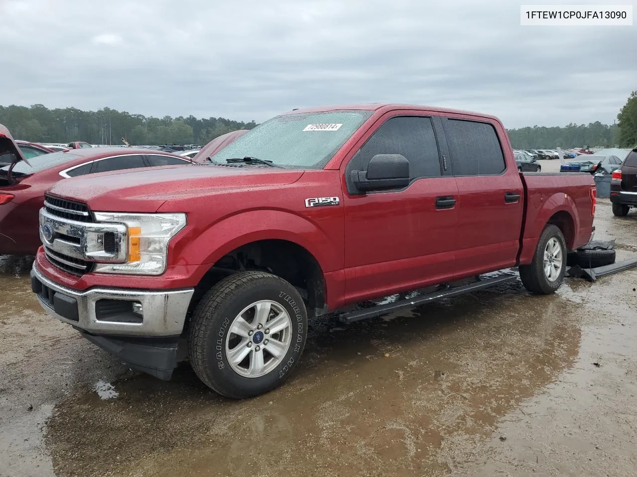 2018 Ford F150 Supercrew VIN: 1FTEW1CP0JFA13090 Lot: 72980814