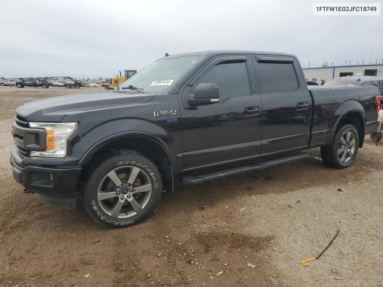 2018 Ford F150 Supercrew VIN: 1FTFW1EG2JFC18749 Lot: 72997414