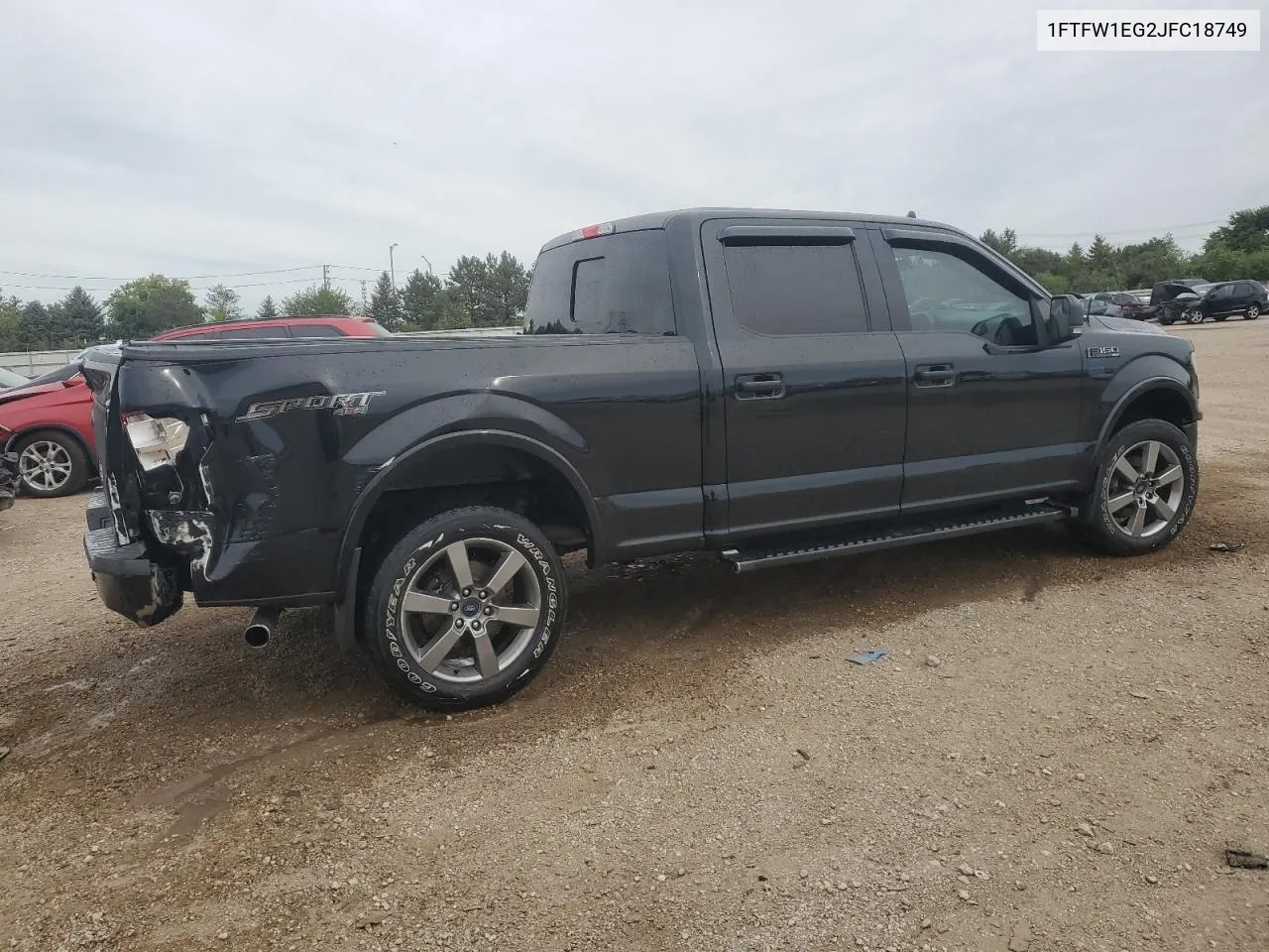 2018 Ford F150 Supercrew VIN: 1FTFW1EG2JFC18749 Lot: 72997414