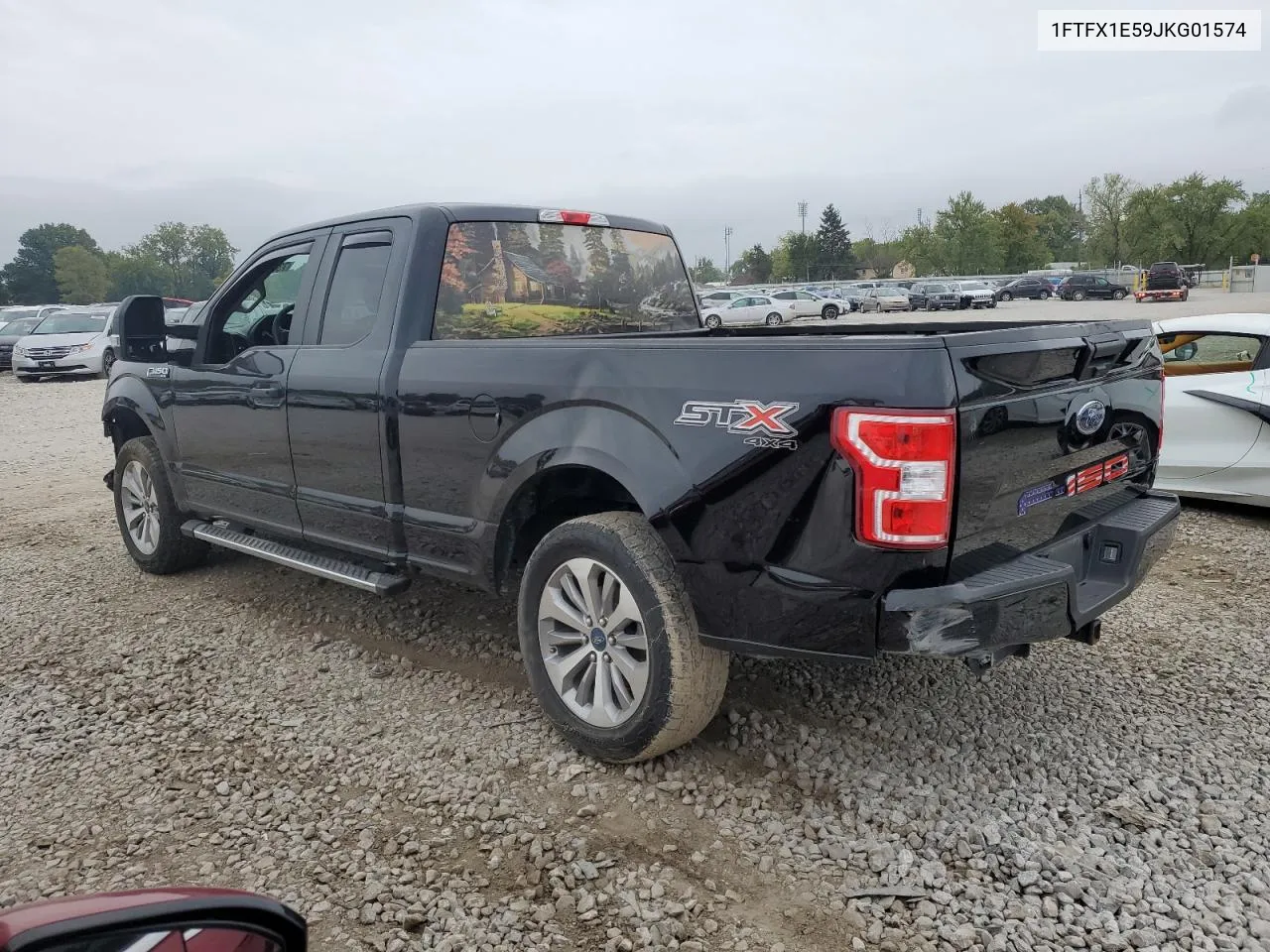 2018 Ford F150 Super Cab VIN: 1FTFX1E59JKG01574 Lot: 73036674