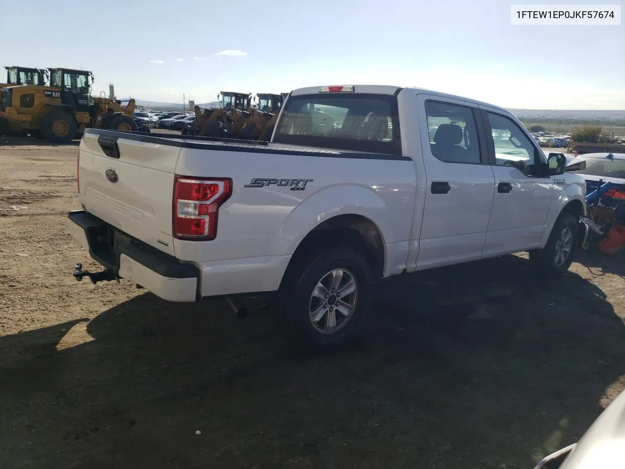 2018 Ford F150 Supercrew VIN: 1FTEW1EP0JKF57674 Lot: 73151234