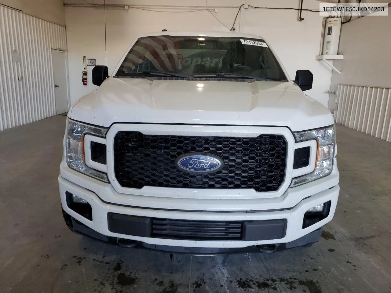 2018 Ford F150 Supercrew VIN: 1FTEW1E50JKD54203 Lot: 73152954