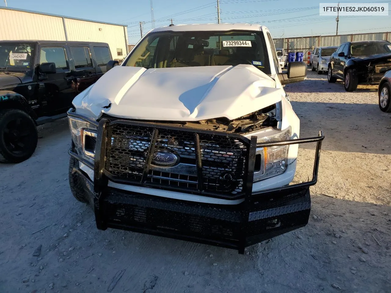 2018 Ford F150 Supercrew VIN: 1FTEW1E52JKD60519 Lot: 73299344