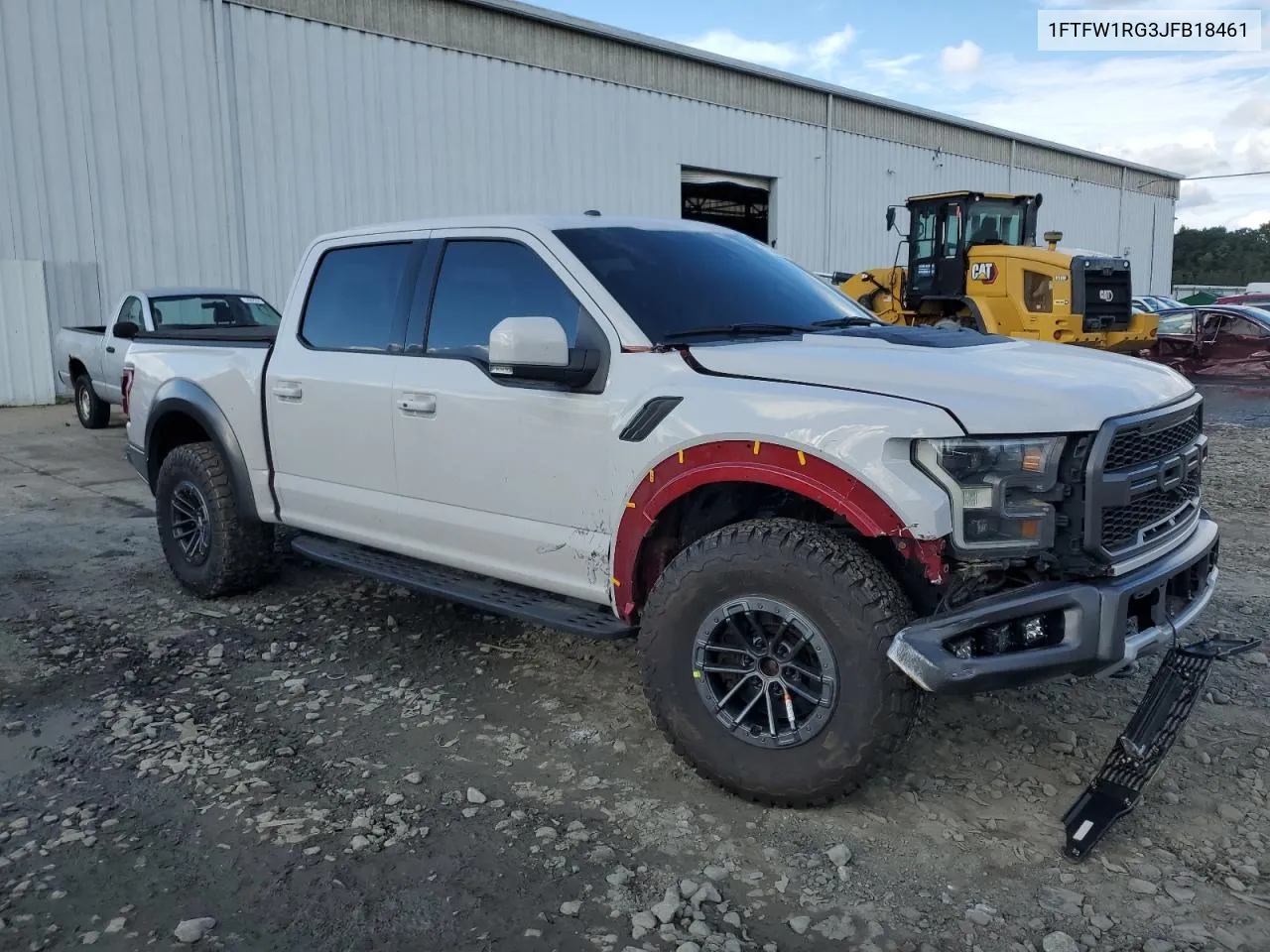 2018 Ford F150 Raptor VIN: 1FTFW1RG3JFB18461 Lot: 73331804