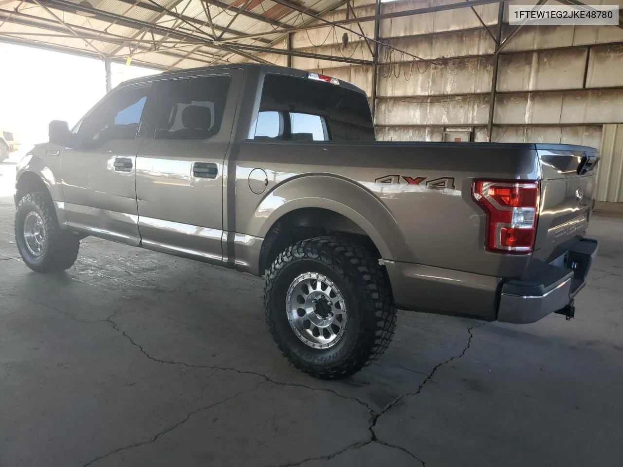 2018 Ford F150 Supercrew VIN: 1FTEW1EG2JKE48780 Lot: 73337934