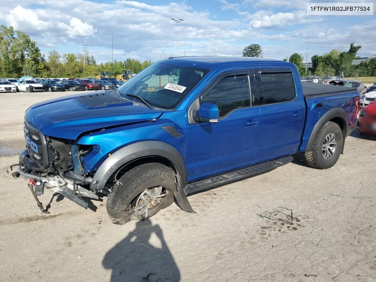 2018 Ford F150 Raptor VIN: 1FTFW1RG2JFB77534 Lot: 73343544