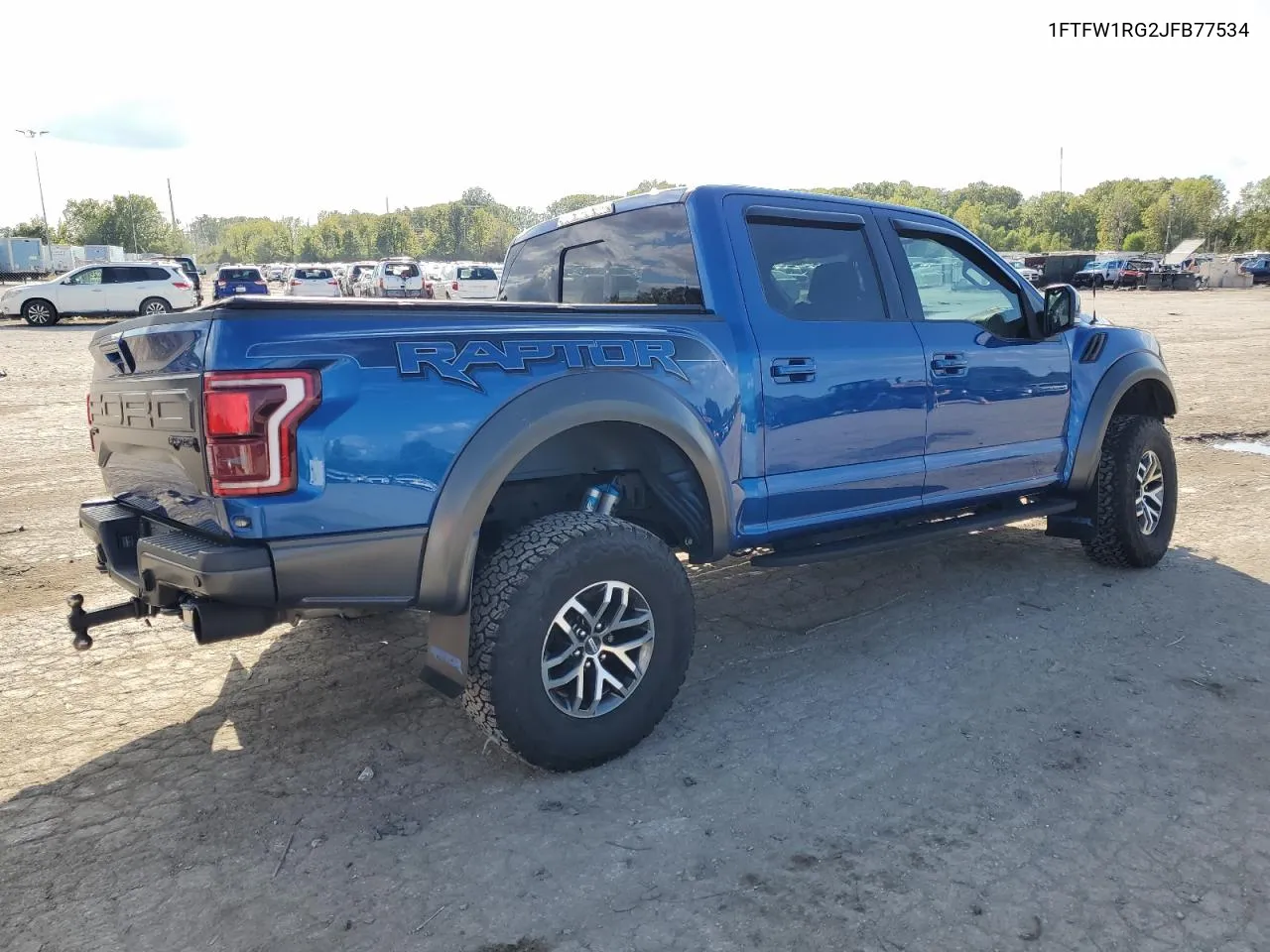 2018 Ford F150 Raptor VIN: 1FTFW1RG2JFB77534 Lot: 73343544