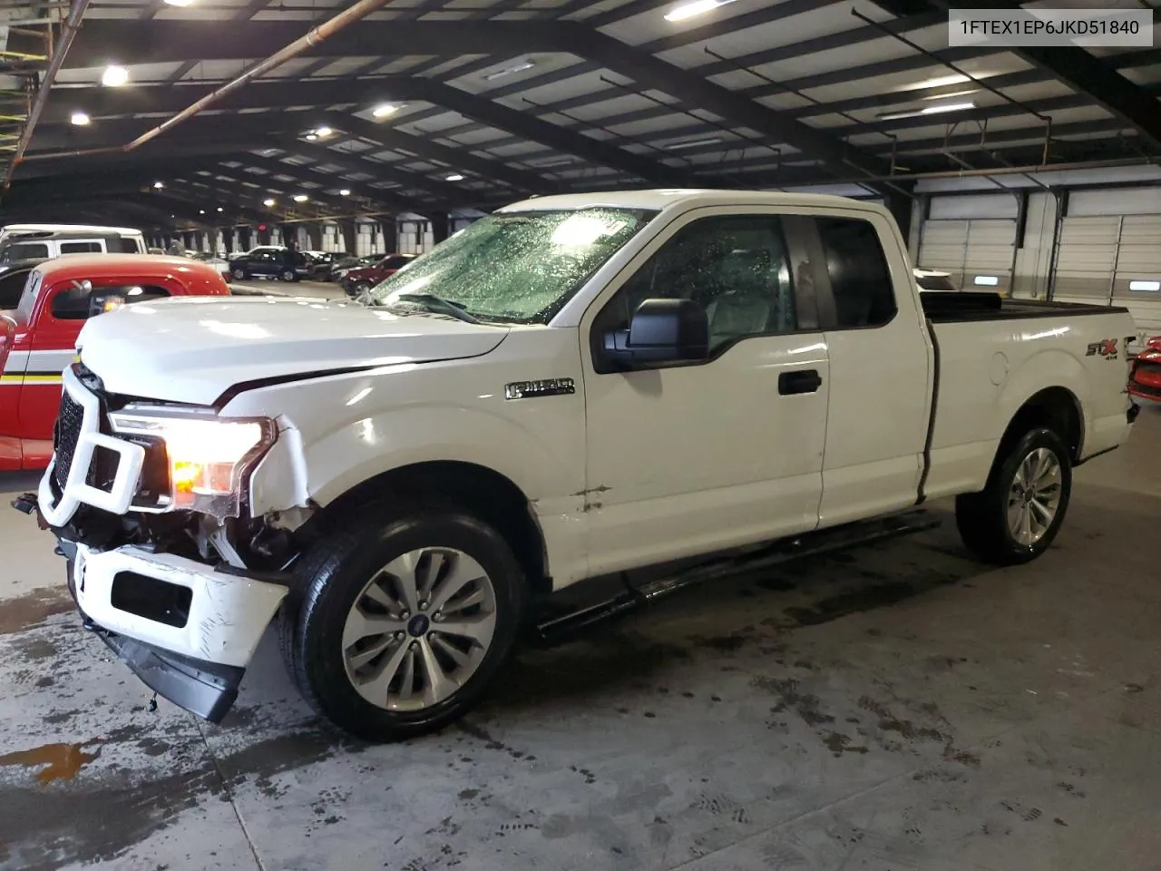 2018 Ford F150 Super Cab VIN: 1FTEX1EP6JKD51840 Lot: 73372124