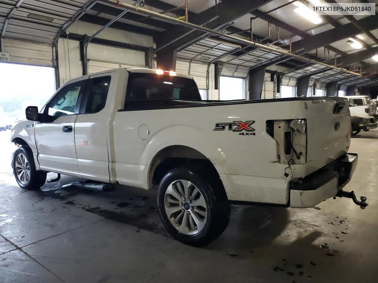 2018 Ford F150 Super Cab VIN: 1FTEX1EP6JKD51840 Lot: 73372124