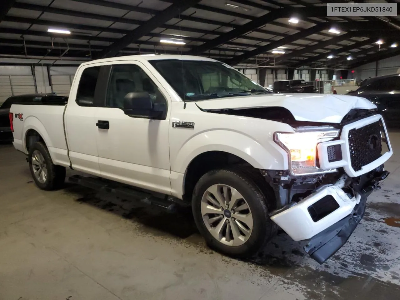 2018 Ford F150 Super Cab VIN: 1FTEX1EP6JKD51840 Lot: 73372124