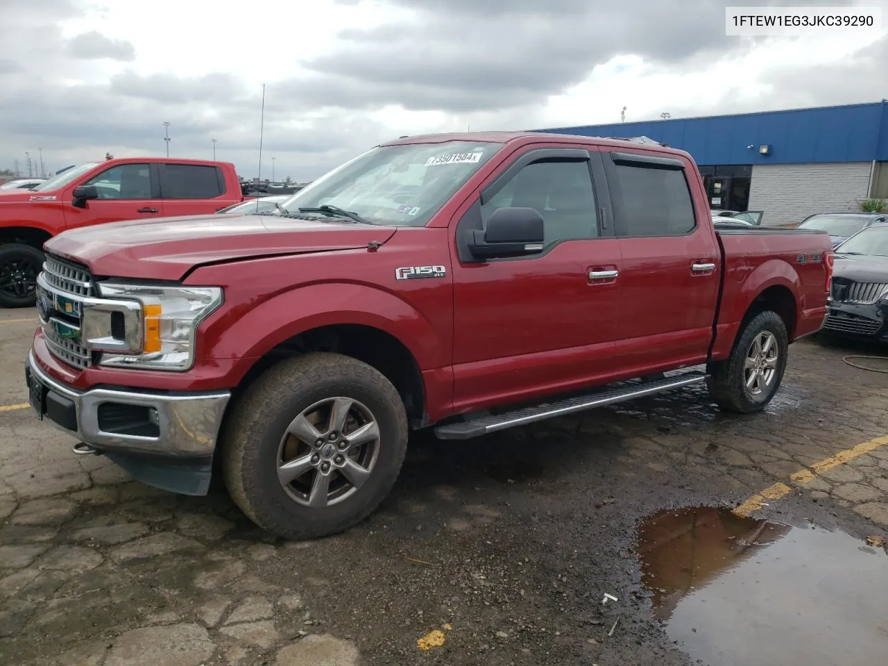 2018 Ford F150 Supercrew VIN: 1FTEW1EG3JKC39290 Lot: 73501584