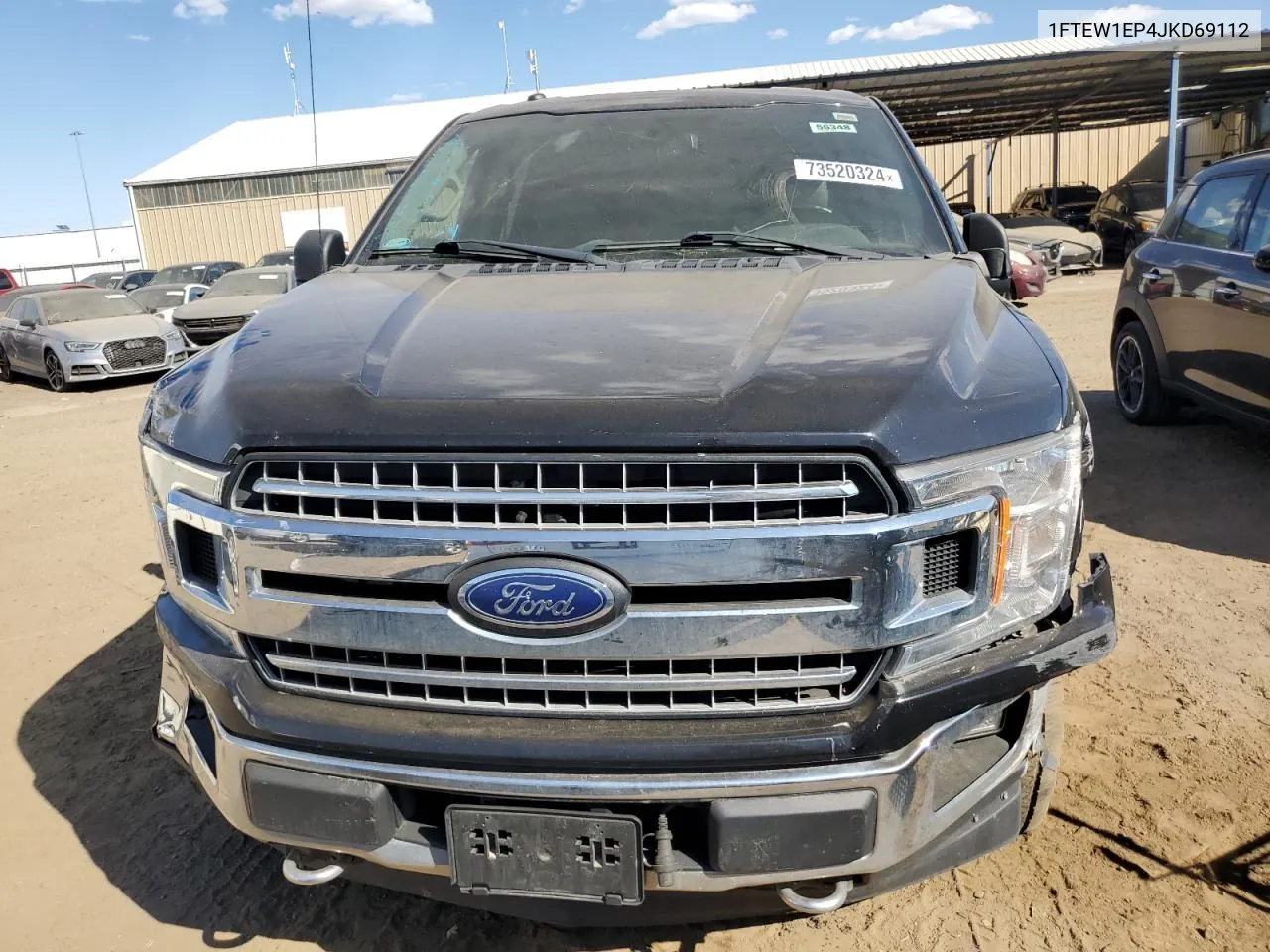 2018 Ford F150 Supercrew VIN: 1FTEW1EP4JKD69112 Lot: 73520324