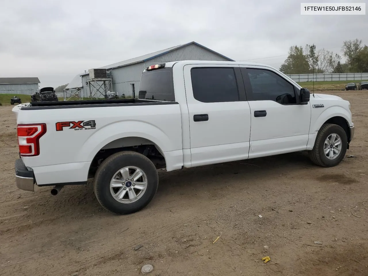 2018 Ford F150 Supercrew VIN: 1FTEW1E50JFB52146 Lot: 73553714