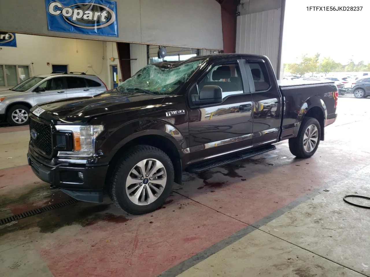 2018 Ford F150 Super Cab VIN: 1FTFX1E56JKD28237 Lot: 73566254