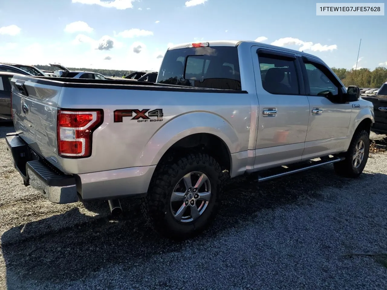 2018 Ford F150 Supercrew VIN: 1FTEW1EG7JFE57628 Lot: 73591514