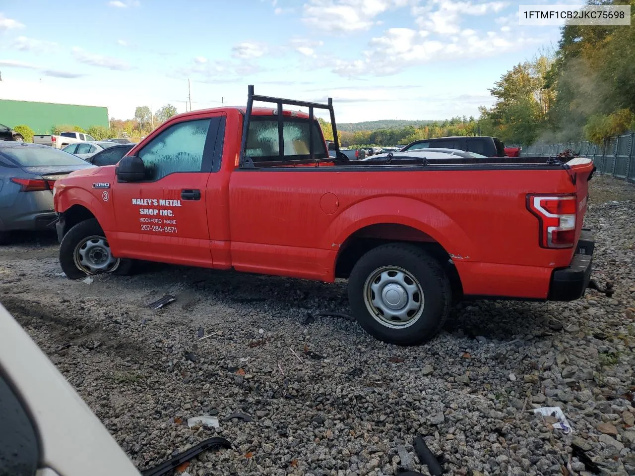 2018 Ford F150 VIN: 1FTMF1CB2JKC75698 Lot: 73656374