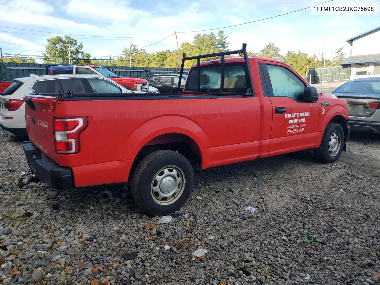 2018 Ford F150 VIN: 1FTMF1CB2JKC75698 Lot: 73656374