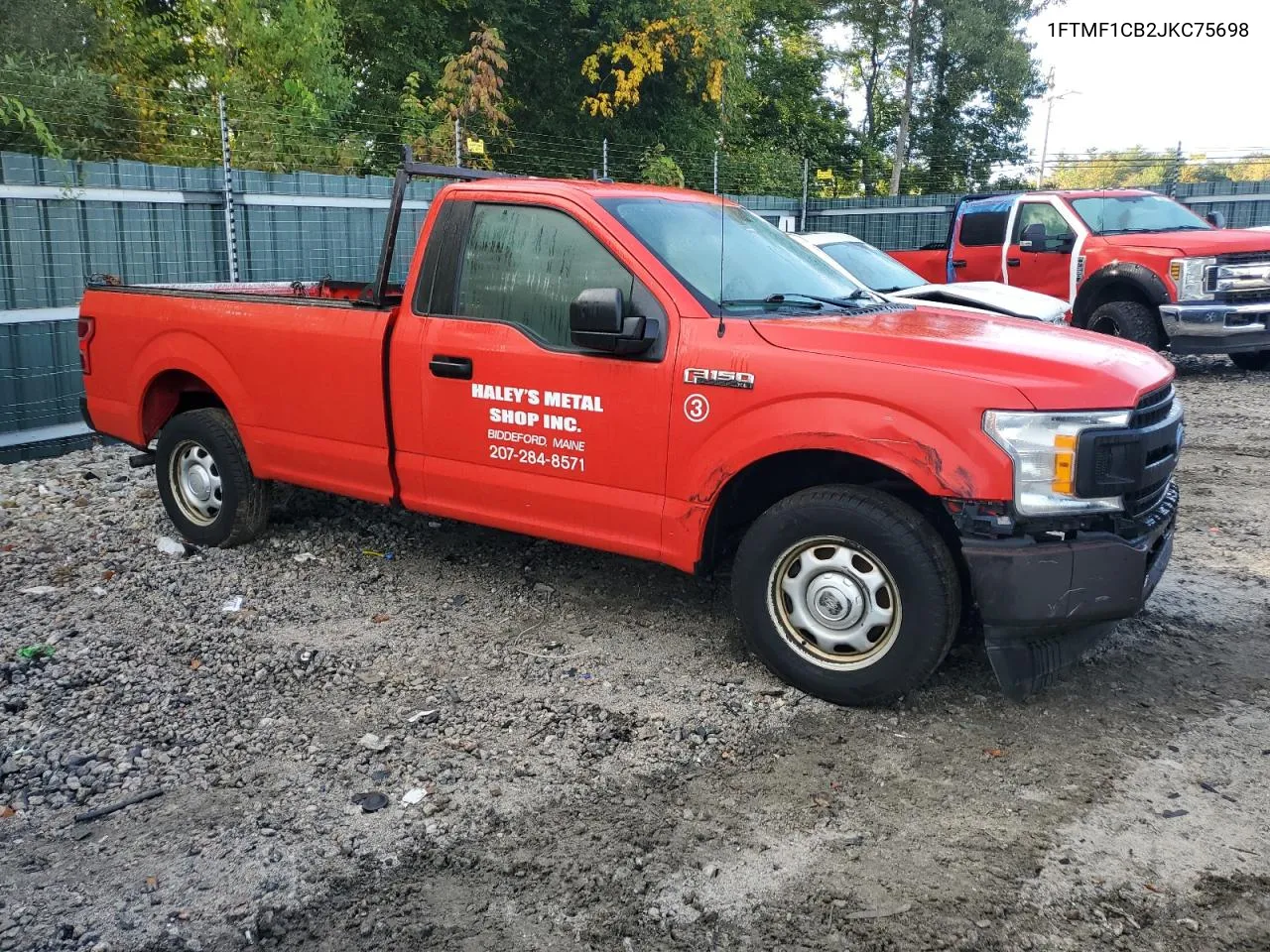 2018 Ford F150 VIN: 1FTMF1CB2JKC75698 Lot: 73656374