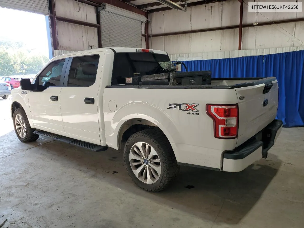 2018 Ford F150 Supercrew VIN: 1FTEW1E56JKF42658 Lot: 73701064