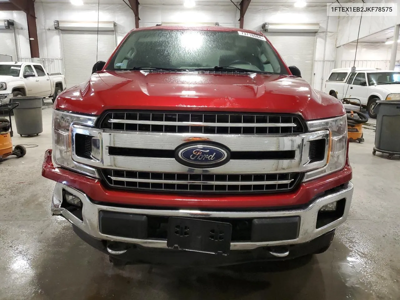 2018 Ford F150 Super Cab VIN: 1FTEX1EB2JKF78575 Lot: 73718084