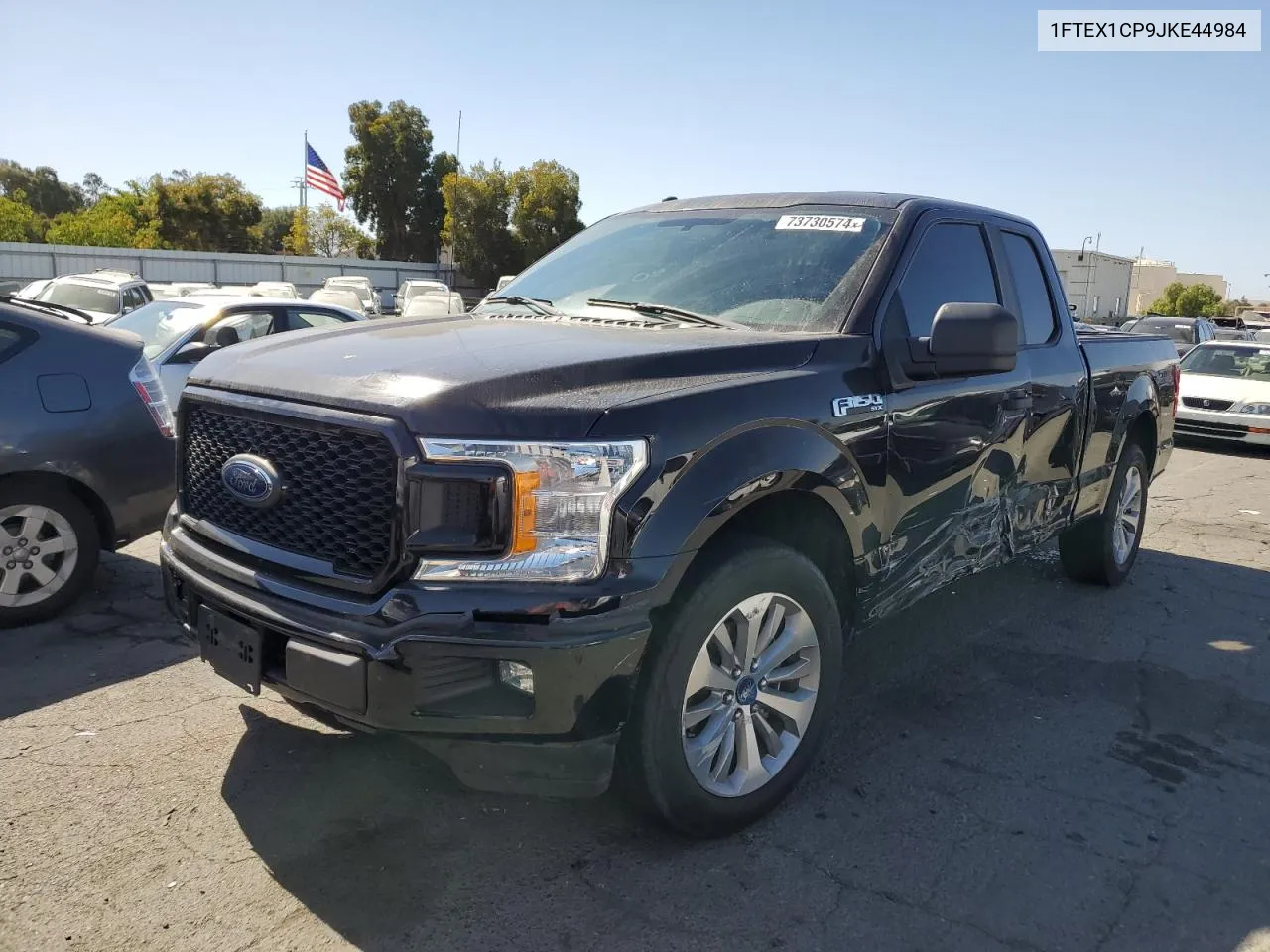 2018 Ford F150 Super Cab VIN: 1FTEX1CP9JKE44984 Lot: 73730574