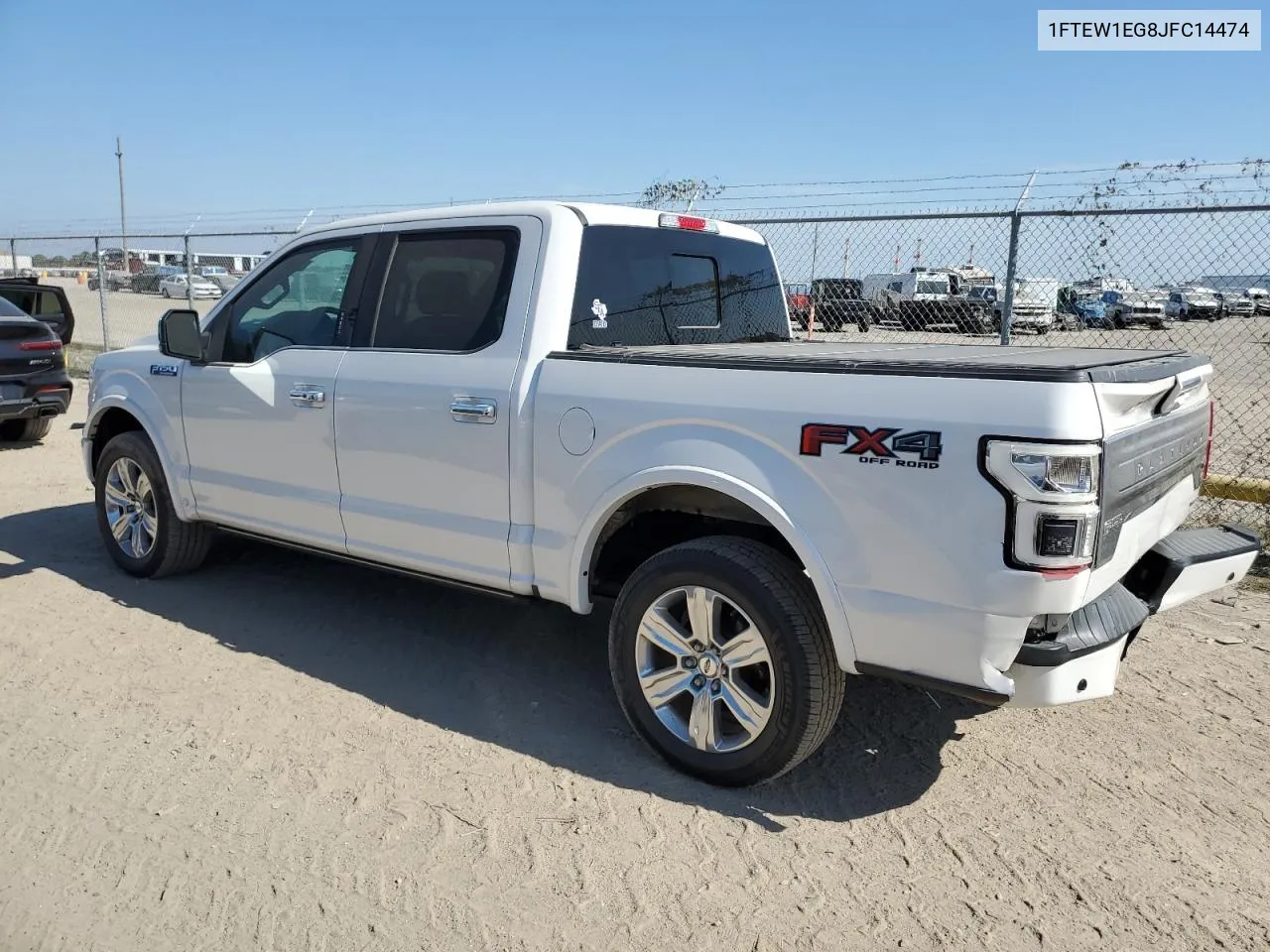 2018 Ford F150 Supercrew VIN: 1FTEW1EG8JFC14474 Lot: 73782864