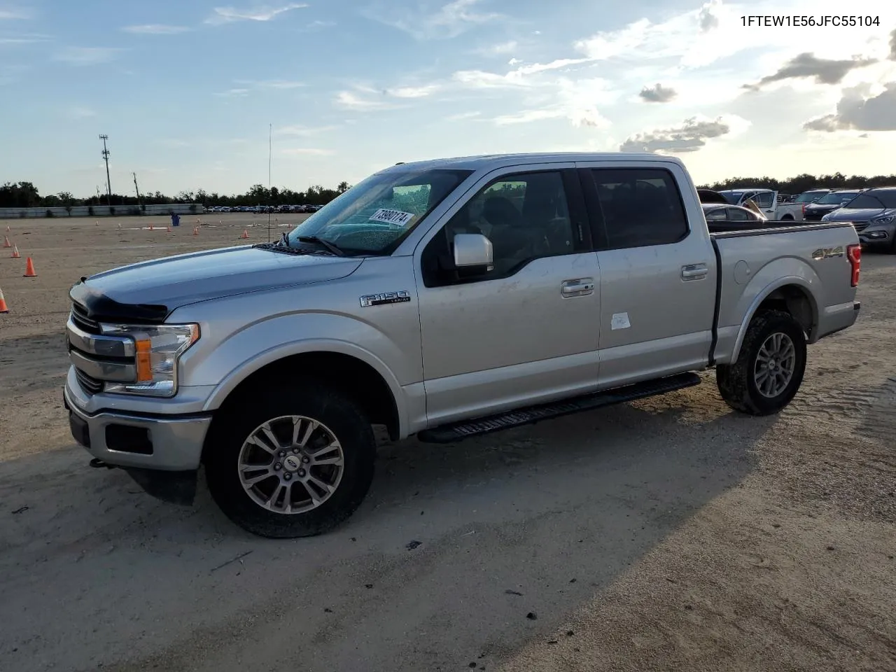 2018 Ford F150 Supercrew VIN: 1FTEW1E56JFC55104 Lot: 73980174