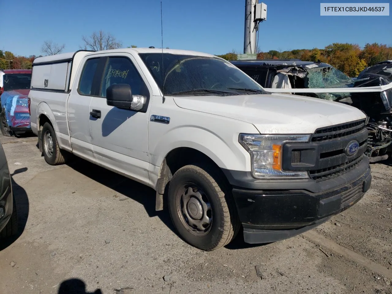 2018 Ford F150 Super Cab VIN: 1FTEX1CB3JKD46537 Lot: 73984084