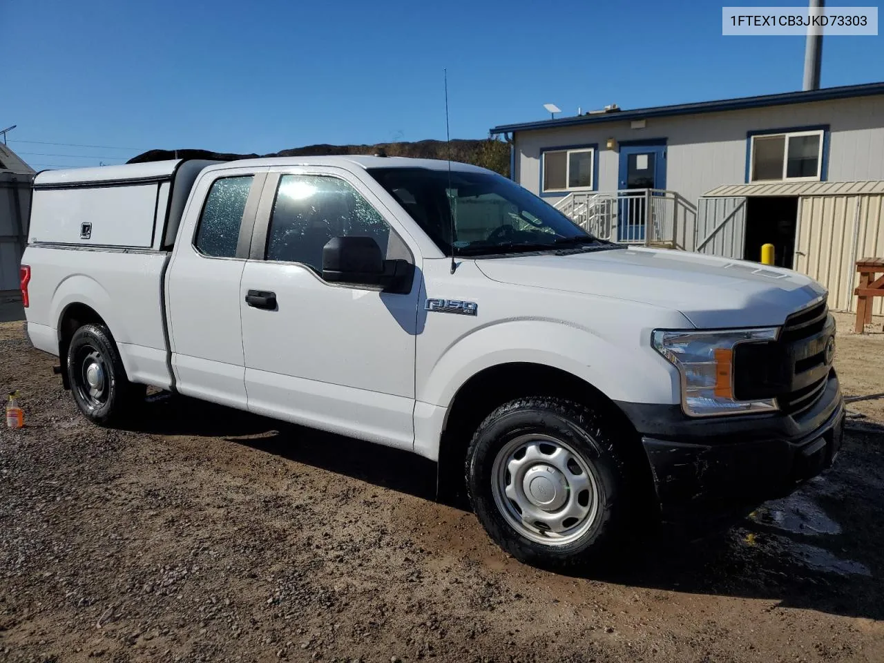 2018 Ford F150 Super Cab VIN: 1FTEX1CB3JKD73303 Lot: 73984774