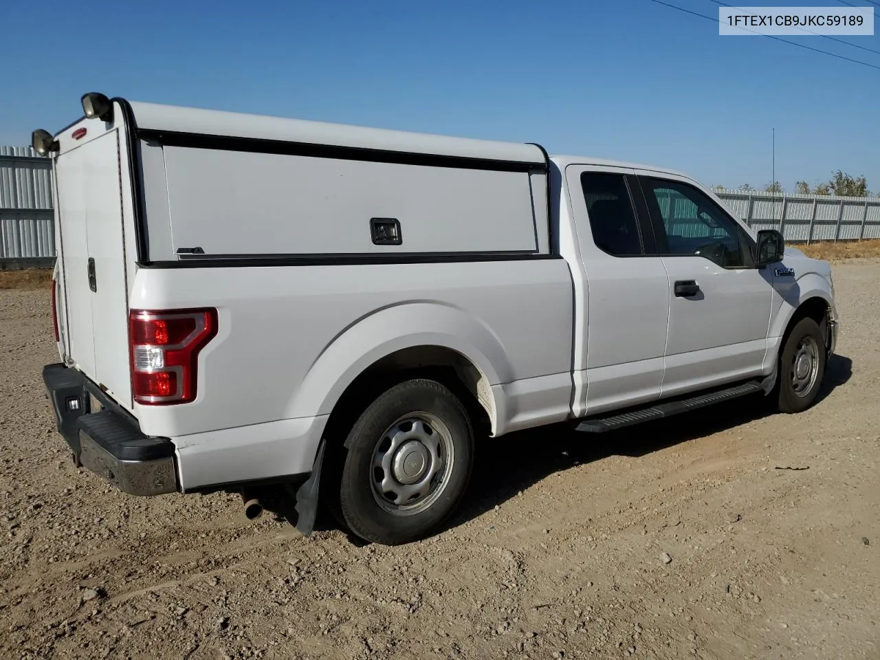 2018 Ford F150 Super Cab VIN: 1FTEX1CB9JKC59189 Lot: 73986464