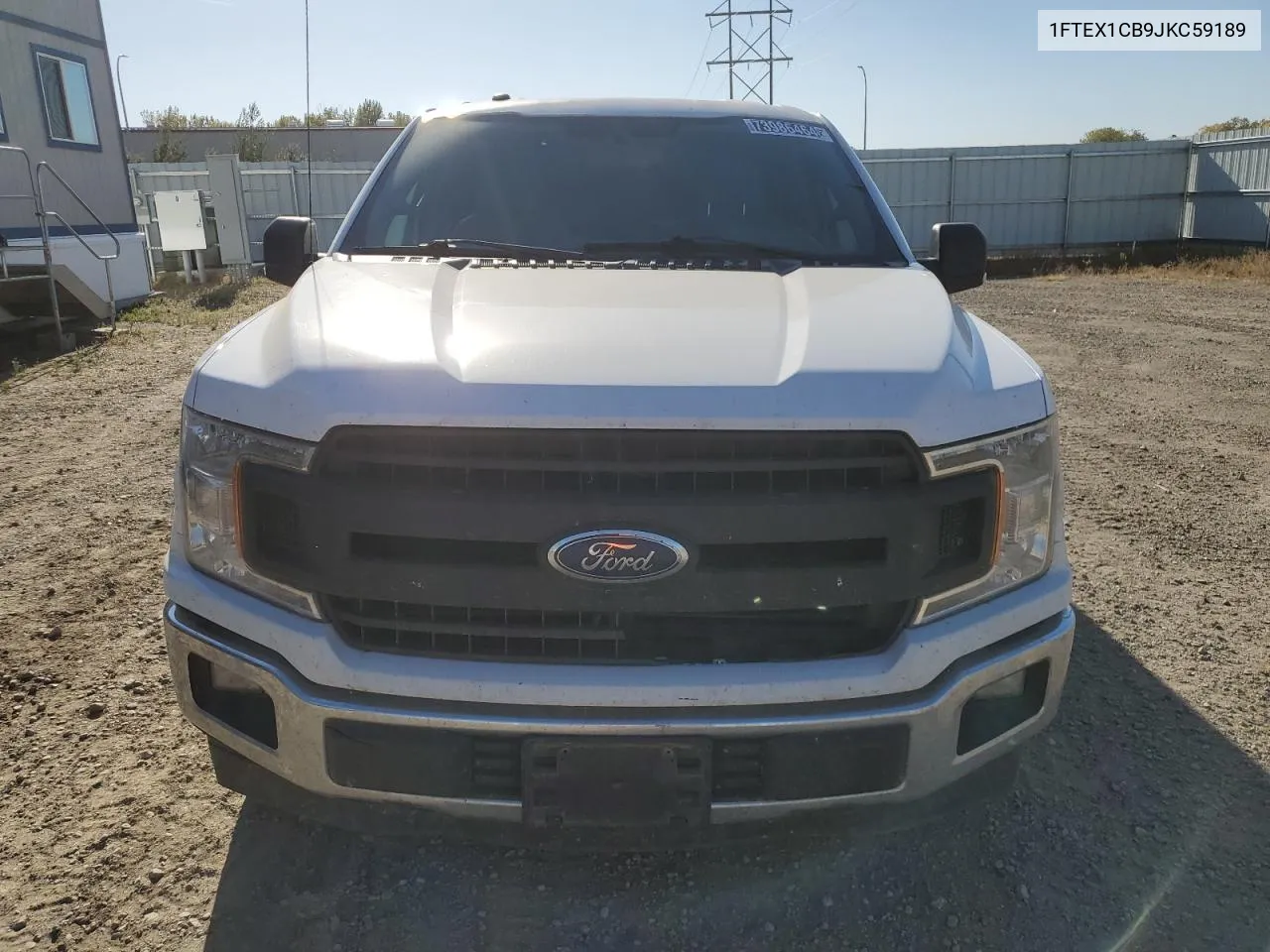 2018 Ford F150 Super Cab VIN: 1FTEX1CB9JKC59189 Lot: 73986464