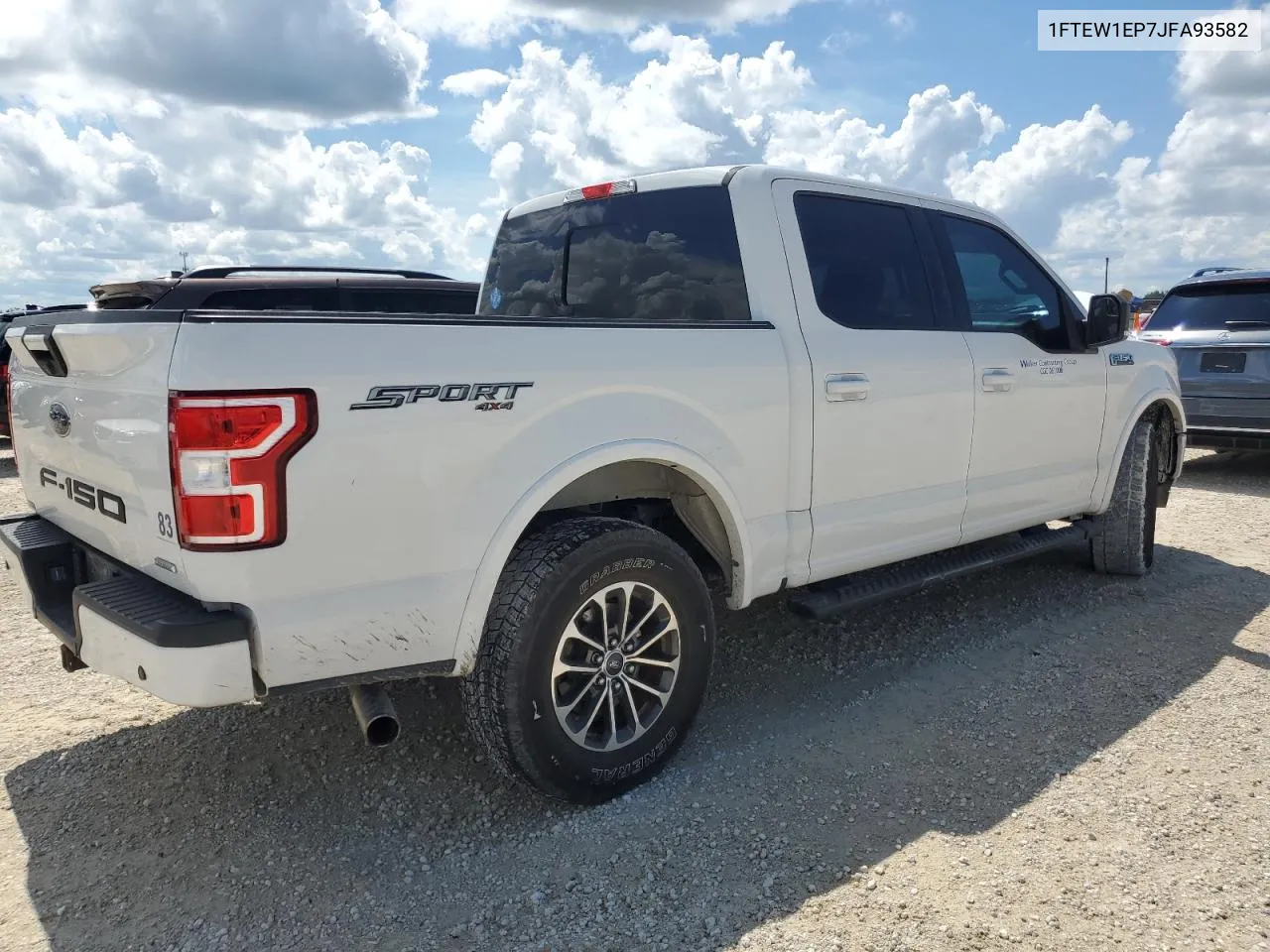 2018 Ford F150 Supercrew VIN: 1FTEW1EP7JFA93582 Lot: 73990624