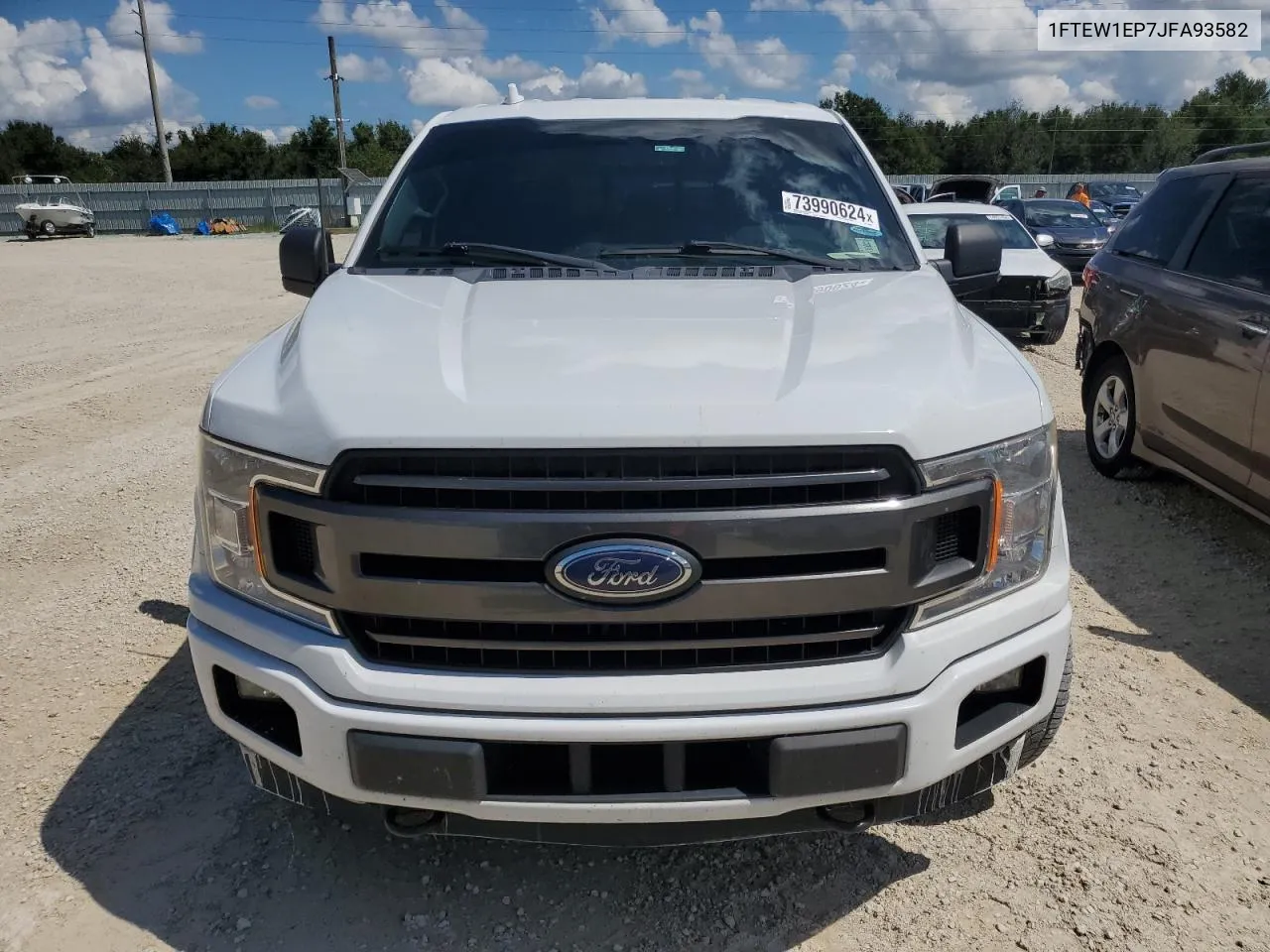 2018 Ford F150 Supercrew VIN: 1FTEW1EP7JFA93582 Lot: 73990624